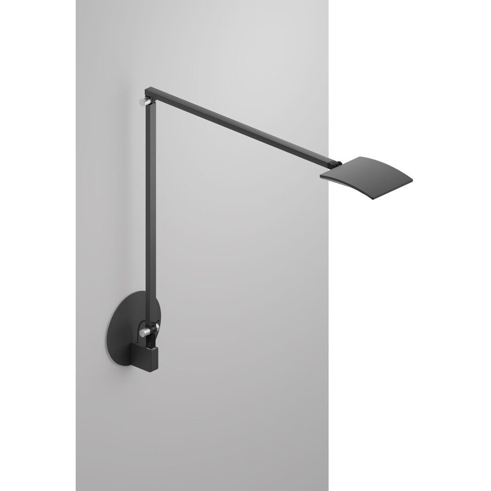 Mosso Pro Wall Mount Desk Lamp Wall Light in Metallic Black, Hardwire